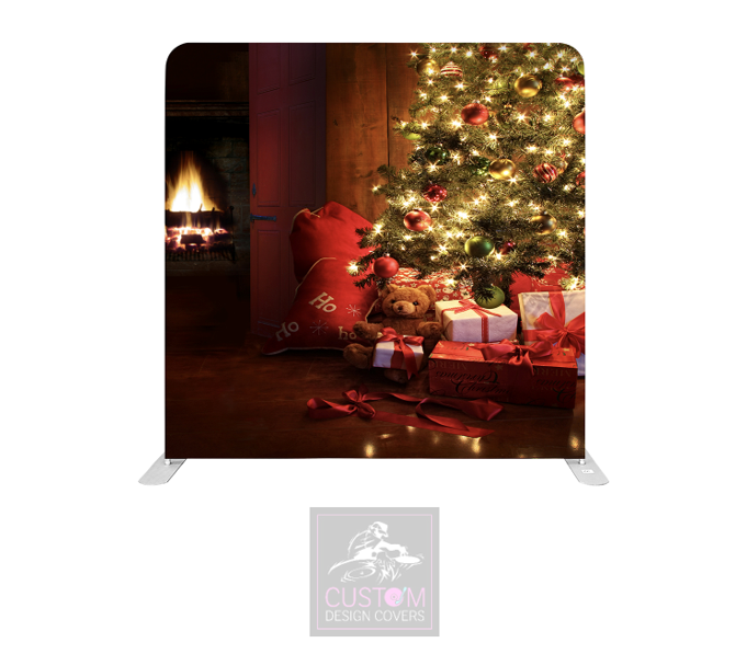 The Night Before Christmas Lycra Pillowcase Backdrop Cover