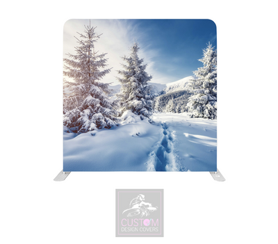 White Spruces Lycra Pillowcase Backdrop Cover (DOUBLE SIDED)