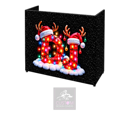 Christmas DJ Lycra DJ Booth Cover