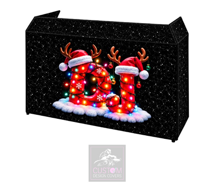 Christmas DJ Lycra DJ Booth Cover
