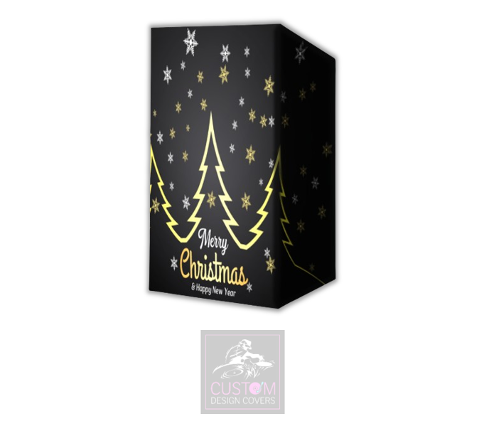Christmas Lycra DJ Booth Cover