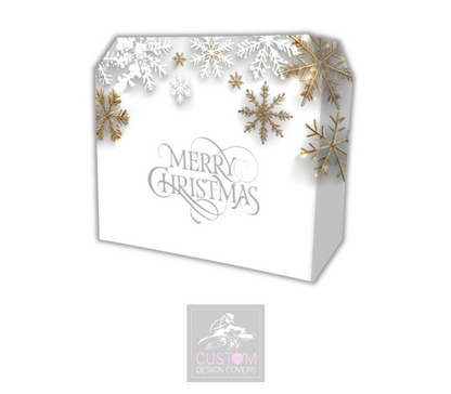 Merry Christmas Lycra DJ Booth Cover 