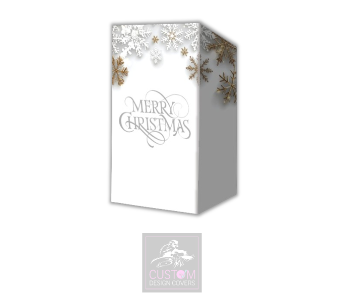 Merry Christmas Lycra DJ Booth Cover 