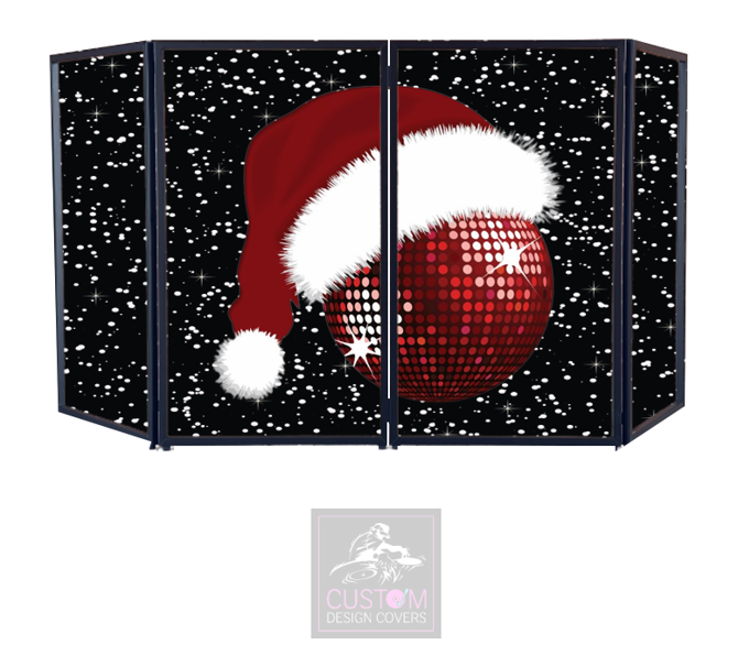 CHRISTMAS MIRROR BALL DJ LYCRA FACADE PANELS