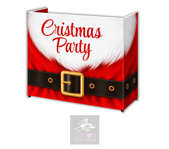 Christmas Party Lycra DJ Booth Cover