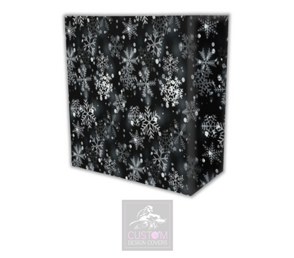 Christmas Snowflake Lycra DJ Booth Cover