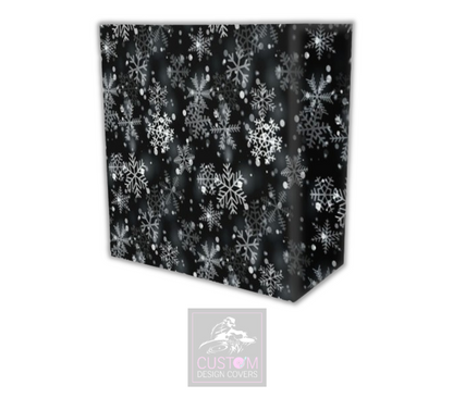 Christmas Snowflake Lycra DJ Booth Cover (PACKAGE BUNDLE)