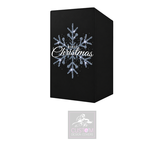 Christmas Snowflake Lycra DJ Booth Cover