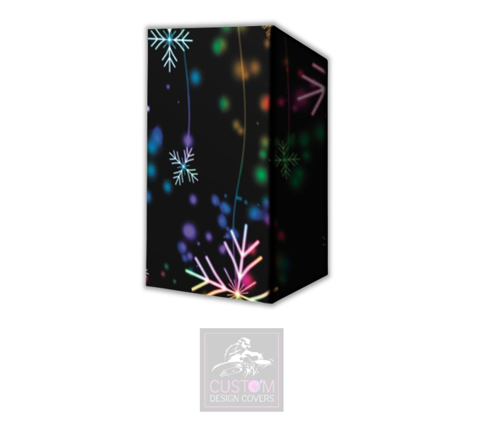 Christmas Snowflake Lycra DJ Booth Cover