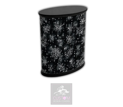 Christmas Snowflakes Pop Up Counter Cover