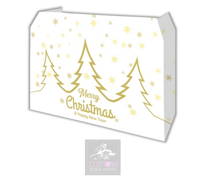 White Christmas *Gold* Lycra DJ Covers (PACKAGE BUNDLE)
