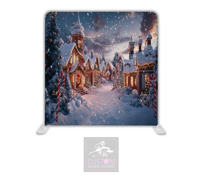 Christmas Lycra Pillowcase Backdrop Cover