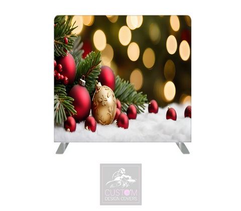 Christmas Lycra Pillowcase Backdrop Cover (DOUBLE SIDED)