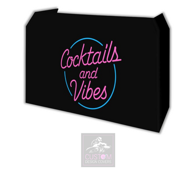 Cocktail & Vibes Lycra DJ Booth Cover