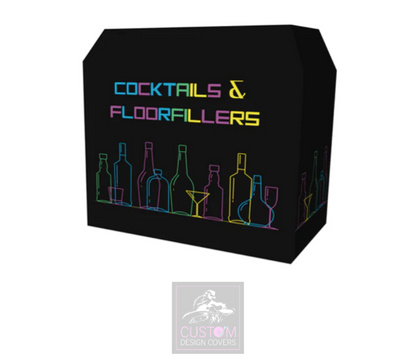 Cocktails & Floorfillers Lycra DJ Booth Cover