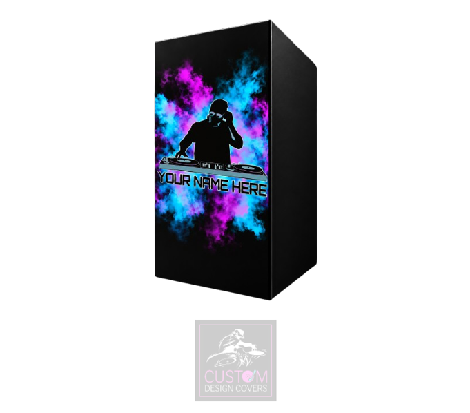 Coloured Smoke Custom Lycra DJ Booth Cover