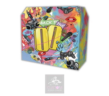 Back To The 00's Lycra DJ Booth Cover