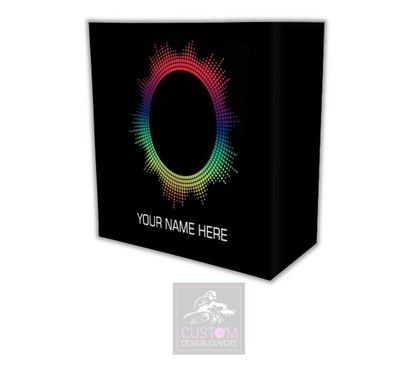 Colourful EQ Custom Lycra DJ Booth Cover 