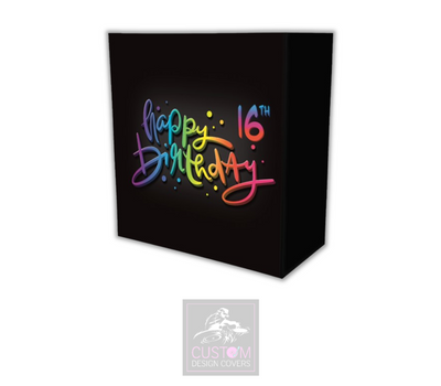 Happy 16th Birthday Lycra DJ Booth Cover