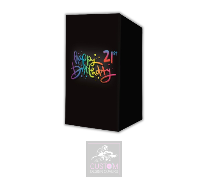 Happy 21st Birthday Lycra DJ Booth Cover