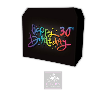 Happy 30th Birthday Lycra DJ Booth Cover