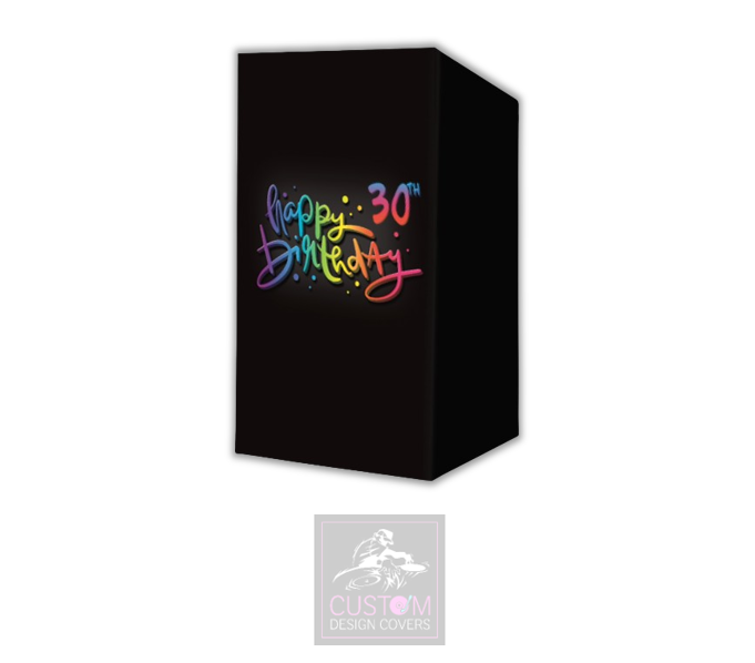 Happy 30th Birthday Lycra DJ Booth Cover