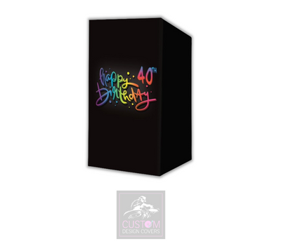 Happy 40th Birthday Lycra DJ Booth Cover