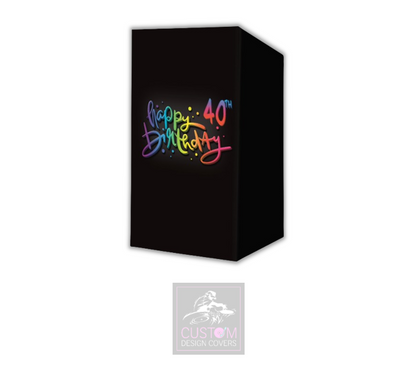 Happy 40th Birthday Lycra DJ Booth Cover
