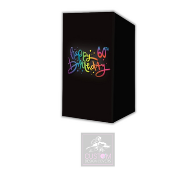 Happy 60th Birthday Lycra DJ Booth Cover
