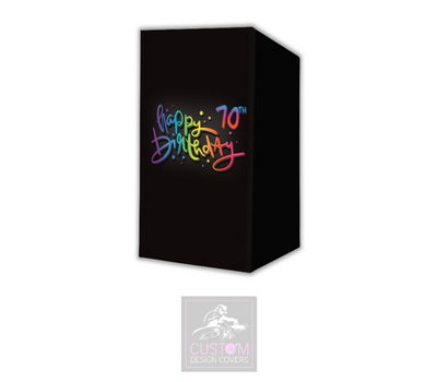 Happy 70th Birthday Lycra DJ Booth Cover