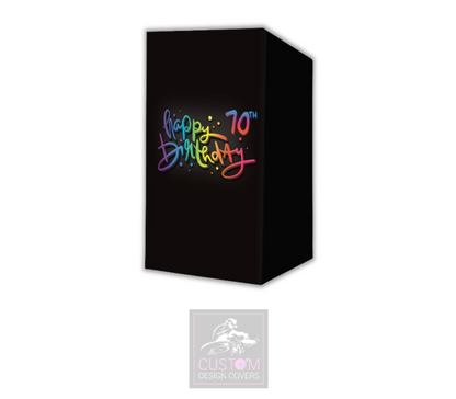 Happy 70th Birthday Lycra DJ Booth Cover