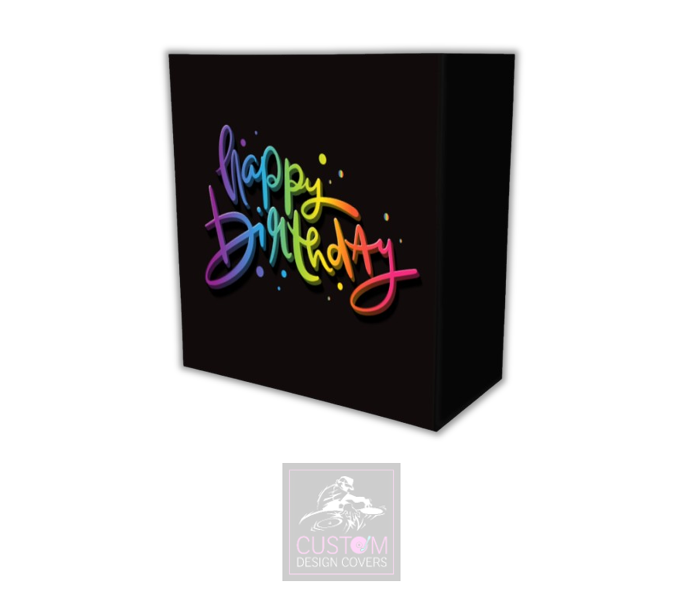 Happy Birthday Lycra DJ Booth Cover 
