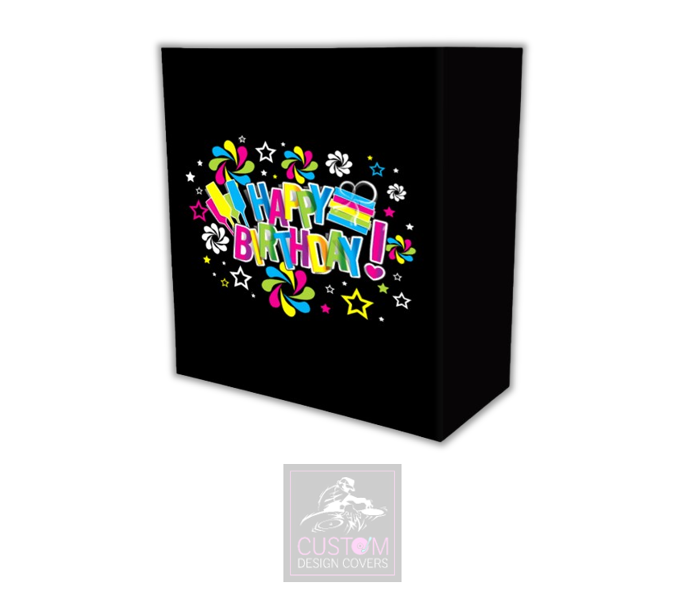 Happy Birthday Lycra DJ Booth Cover 
