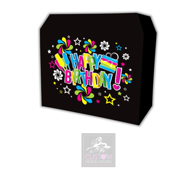 Happy Birthday Lycra DJ Booth Cover 
