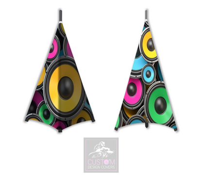 Colourful Speakers Lycra Speaker Stand Lycra Covers