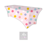 Colourful Spotty Lycra Table Cover