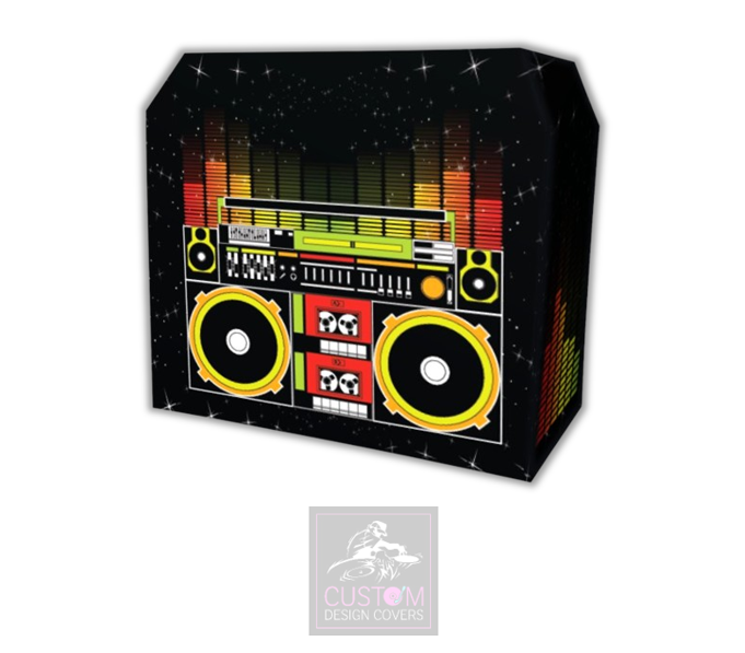 Boombox Stereo Lycra DJ Booth Cover