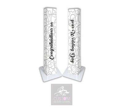 Double Sided Wedding Podium Covers (PAIR)