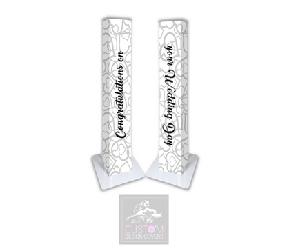 Double Sided Wedding Podium Covers (PAIR)