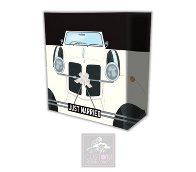 Just Married Lycra DJ Booth Cover