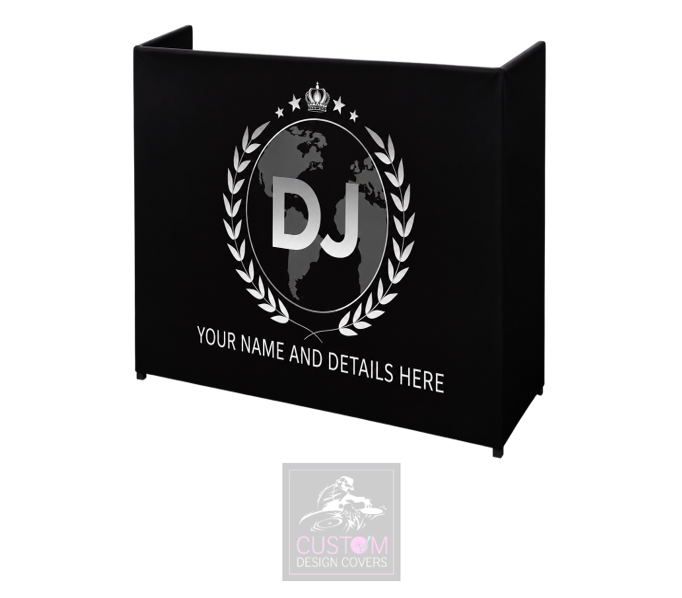 Custom DJ Logo Lycra DJ Booth Cover