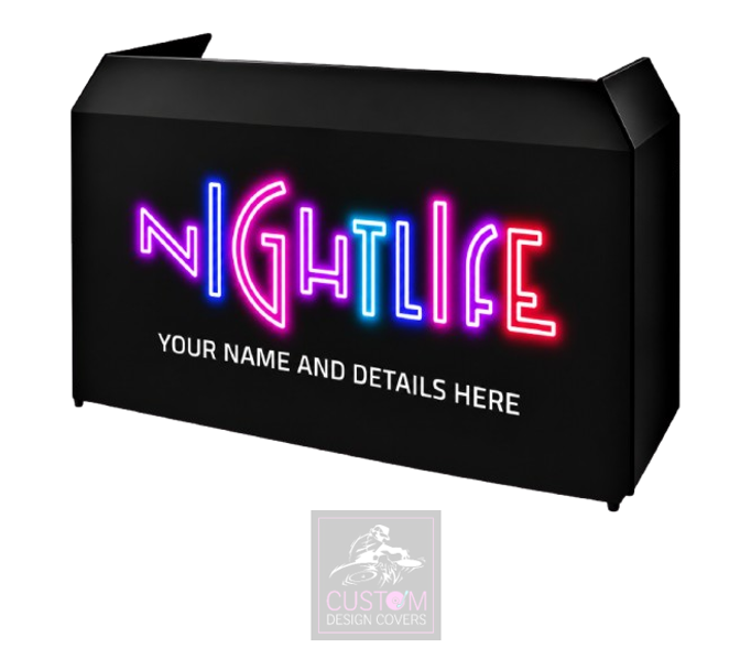 Nightlife Custom Lycra DJ Booth Cover