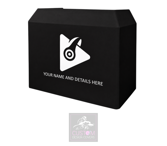 Custom DJ Logo Lycra DJ Booth Cover