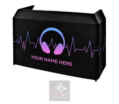 Headphones Custom Lycra DJ Booth Cover