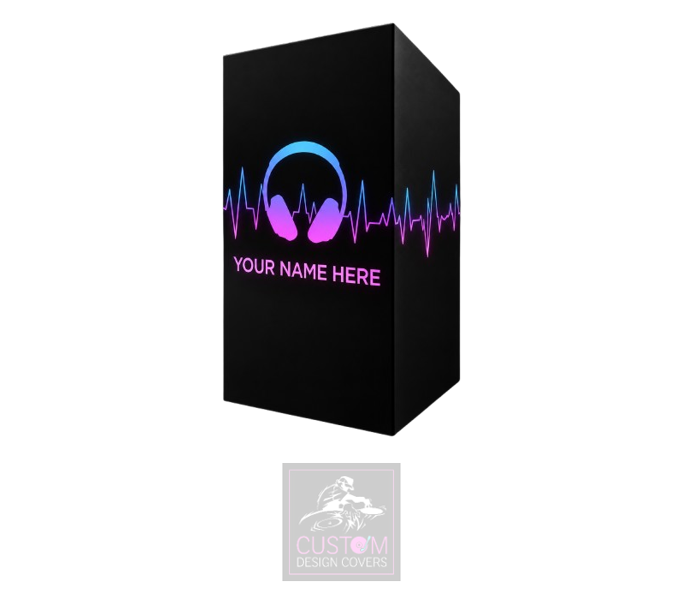 Headphones Custom Lycra DJ Booth Cover