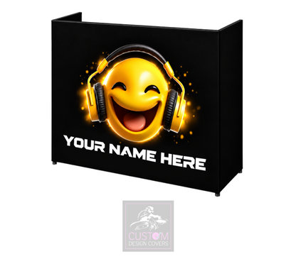 Emoji Custom Lycra DJ Booth Cover