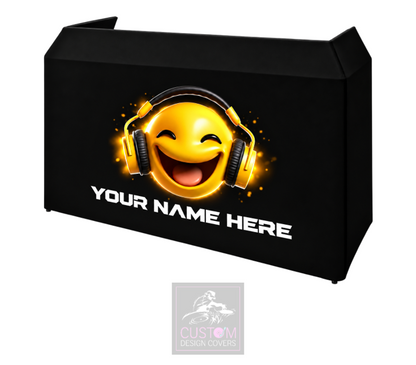 Emoji Custom Lycra DJ Booth Cover