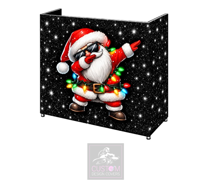 Santa Lycra DJ Booth Cover