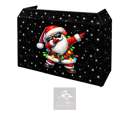 Santa Lycra DJ Booth Cover
