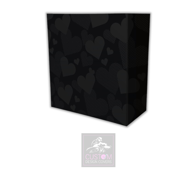 Dark Hearts Lycra DJ Booth Cover 